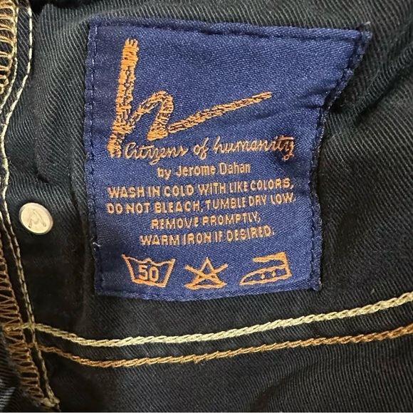 Citizens of Humanity Naomi 65 Jeans, Women’s Size 31, Low Waist Flair, Stretch - Picture 6 of 7